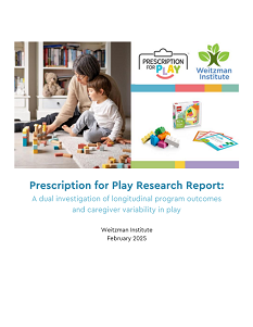 Cover of prescription for play research report
